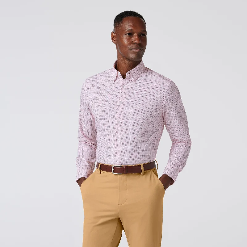 Leeward Dress Shirt - Wine Plus Print Dynamic Men's Glow Dynamic Men's Glow