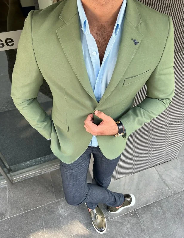 Giovanni Mannelli Dovetail Khaki Blazer British Gentleman Style British Gentleman Style