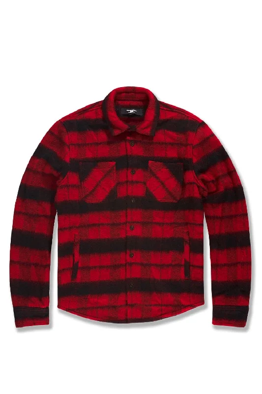 Big Men's Vandal Flannel Shacket (Buffalo Plaid) Laid Laid