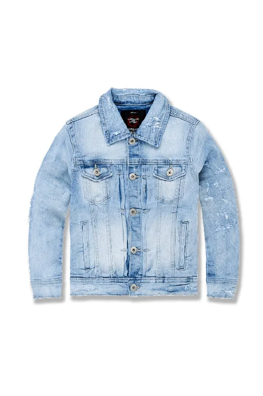 Kids Hamilton Denim Trucker Jacket (Lightning Blue) Street Street