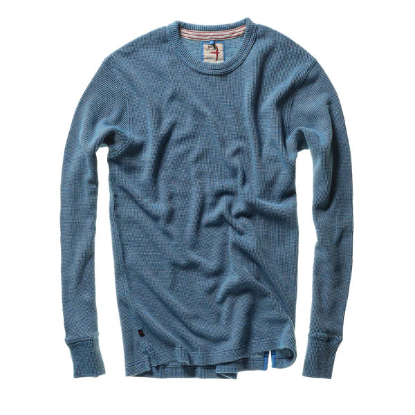 Relwen - The Bi-Waffle Crew - Bright Blue Refined Men's European Refined Men's European