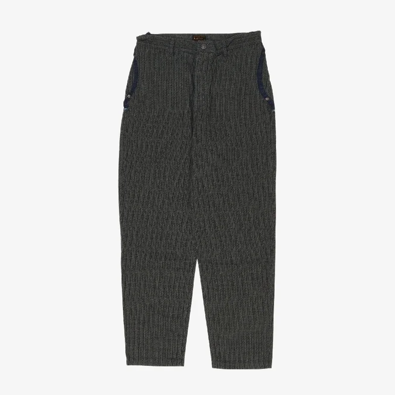 Textured Trousers Vacation Vacation