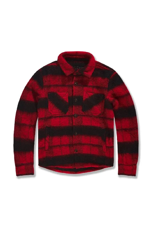 Kids Vandal Flannel Shacket (Buffalo Plaid) Refined Men's Hand Refined Men's Hand