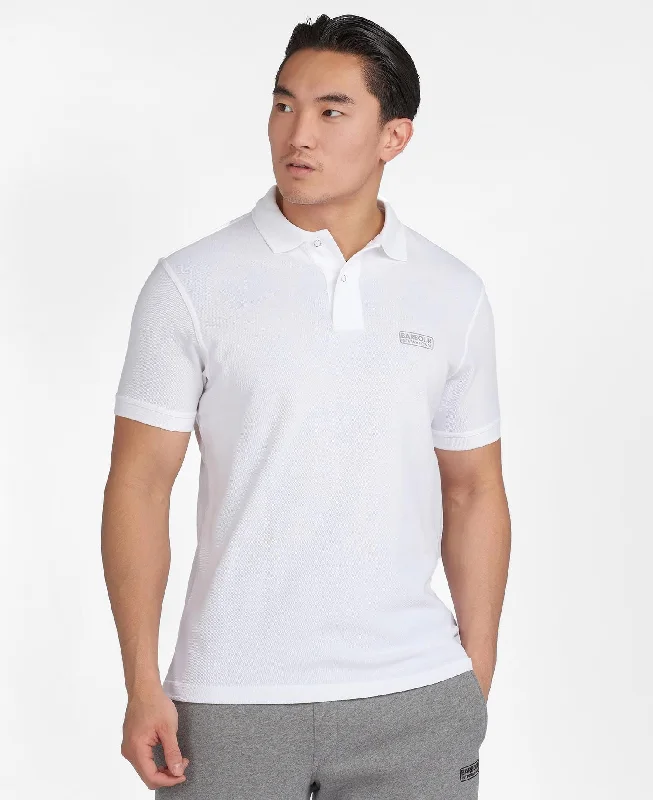 BARBOUR INTERNATIONAL ESSENTIAL POLO WHITE Sophisticated Men's  Sophisticated Men's 