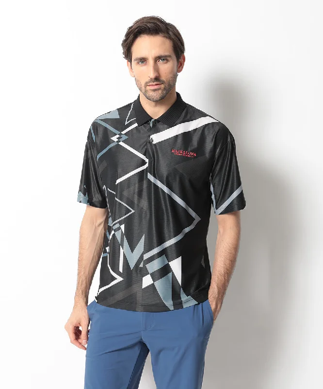 Men's Graphic Triangle Polo Men Black Traditional Men's Wool Traditional Men's Wool