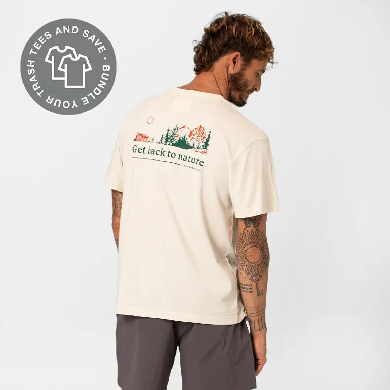 Mens Back To Nature Trash Tee Hip Men's Urban Hip Men's Urban