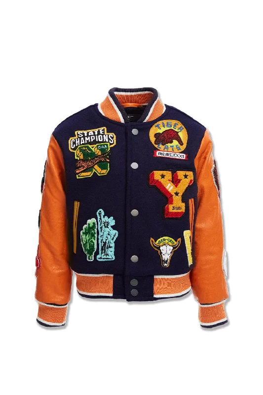 Kids Empire City Varsity Jacket (Queens) Traditional Men's Country Traditional Men's Country