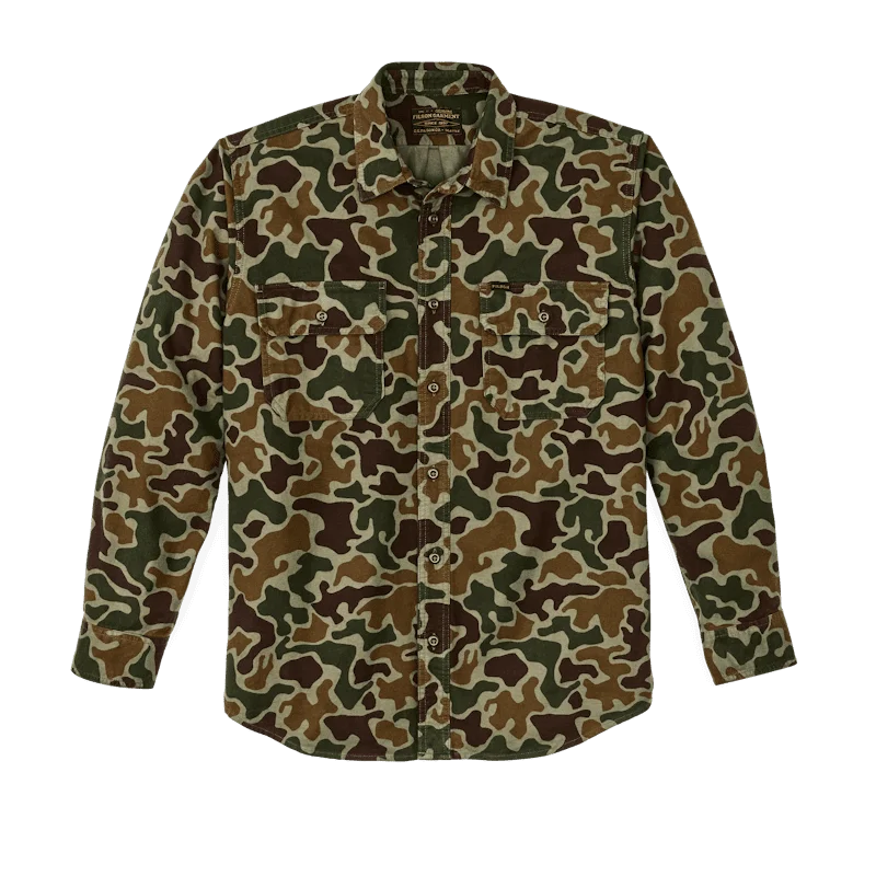 Filson - Field Flannel Shirt in Frog Camo Tailored Tailored