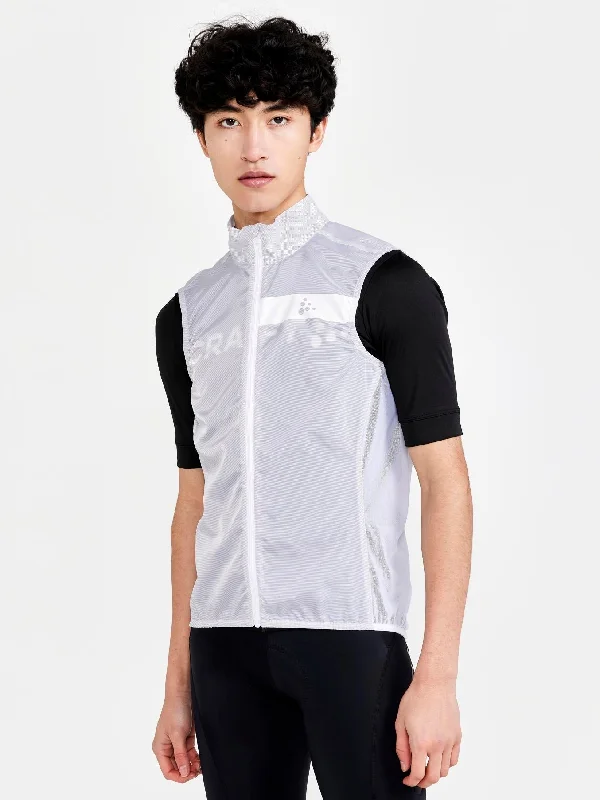 MEN'S ESSENCE LIGHT WIND CYCLING VEST Modern Men's Geometric Modern Men's Geometric