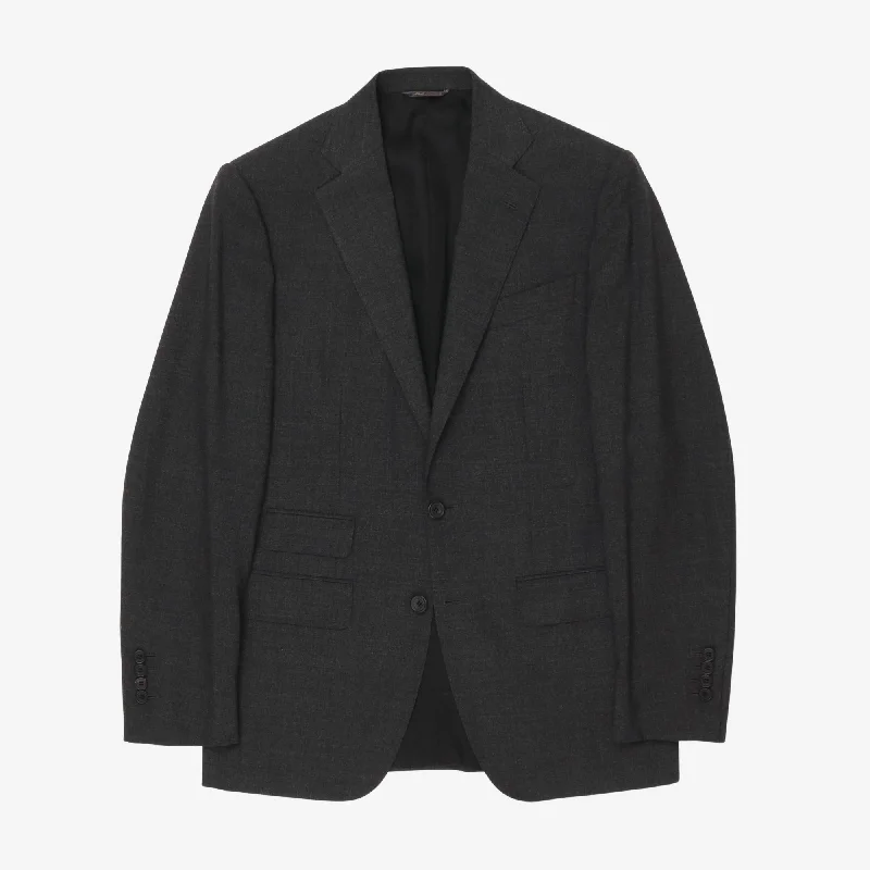 Wool Suit Monochromatic Office Style Monochromatic Office Style