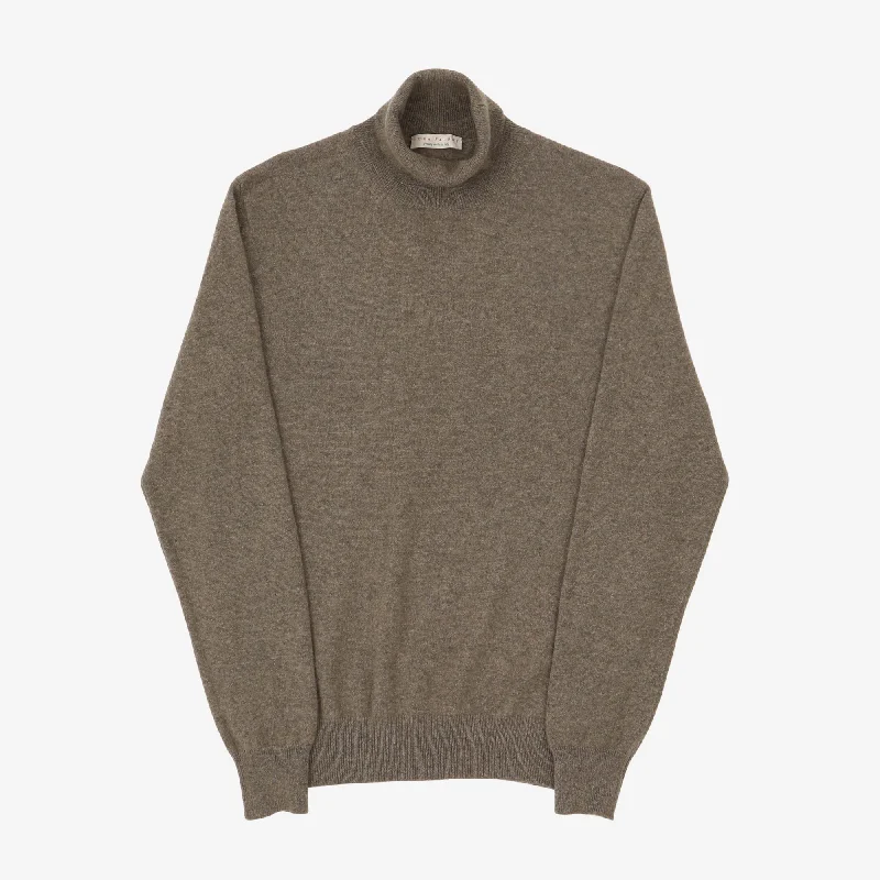 Cashmere Roll Neck Sweater Relaxed Men's Australian  Relaxed Men's Australian 