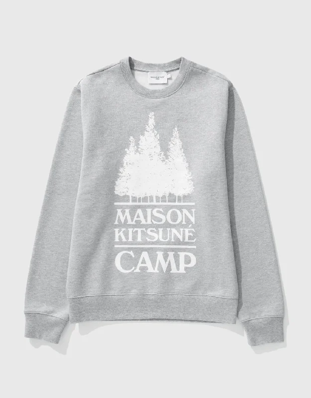 MEN'S MAXI MK CAMP REGULAR SWEATSHIRT GREY MELANGE Dynamic Men's High Dynamic Men's High