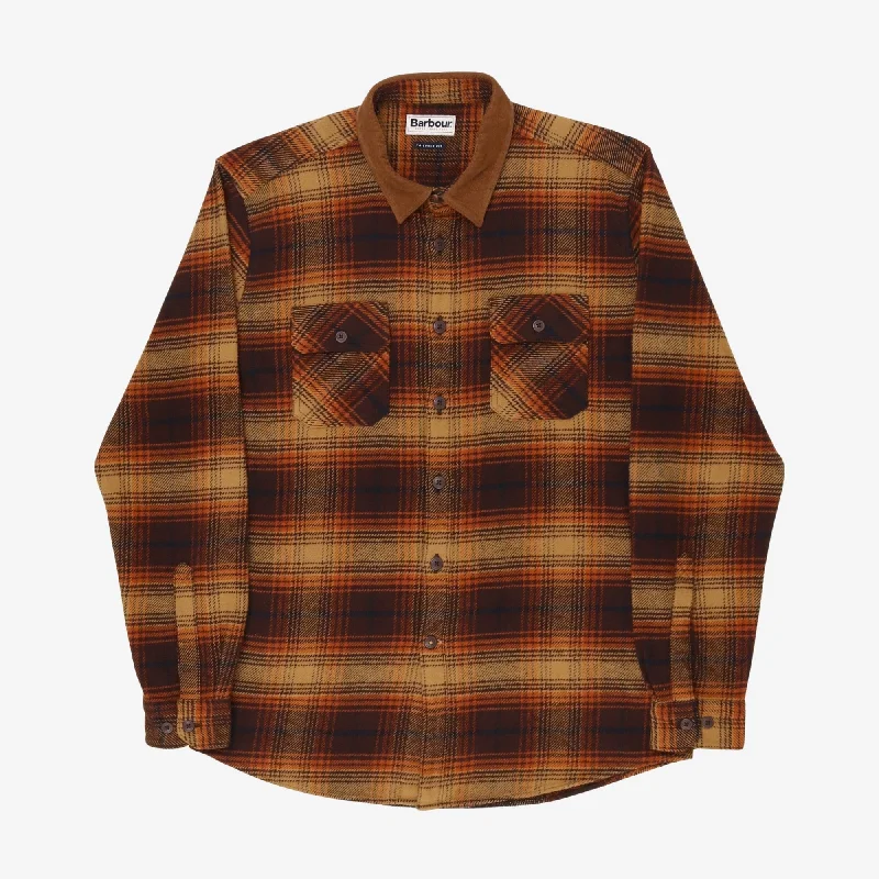 Plaid Flannel Shirt Tailored Tailored