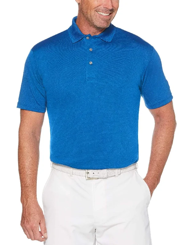 Men's AirFlux™ Solid Golf Polo Elegant Men's Cashmere Elegant Men's Cashmere