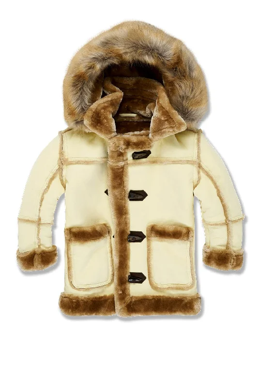 Kids Denali Shearling Jacket (Pastel Yellow) Dapper Men's 1920S Dapper Men's 1920S