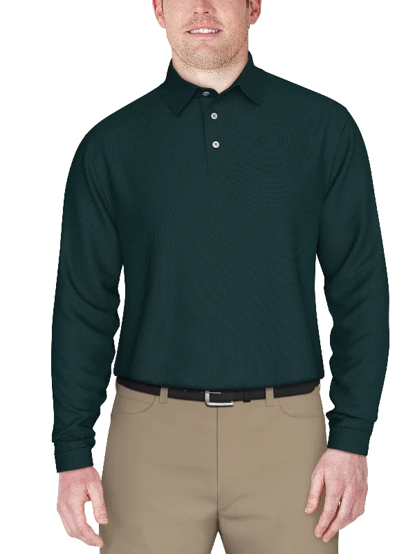 Men's Jacquard Golf Polo Cclassic Men's Tweed Cclassic Men's Tweed