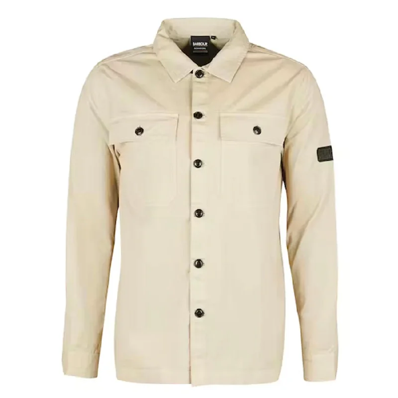 Barbour International Adey Overshirt Oyster Monochromatic All Monochromatic All