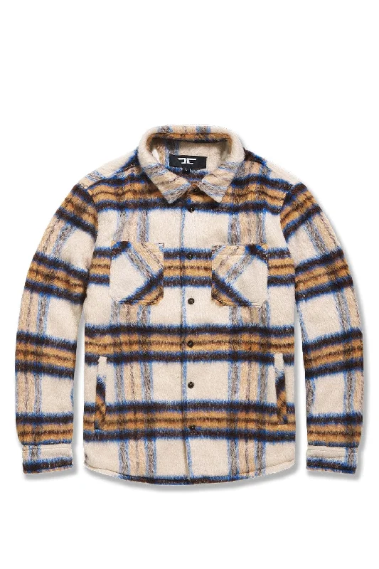 Big Men's See You In Paradise Flannel Shacket (Meadow) Monochromatic All Monochromatic All