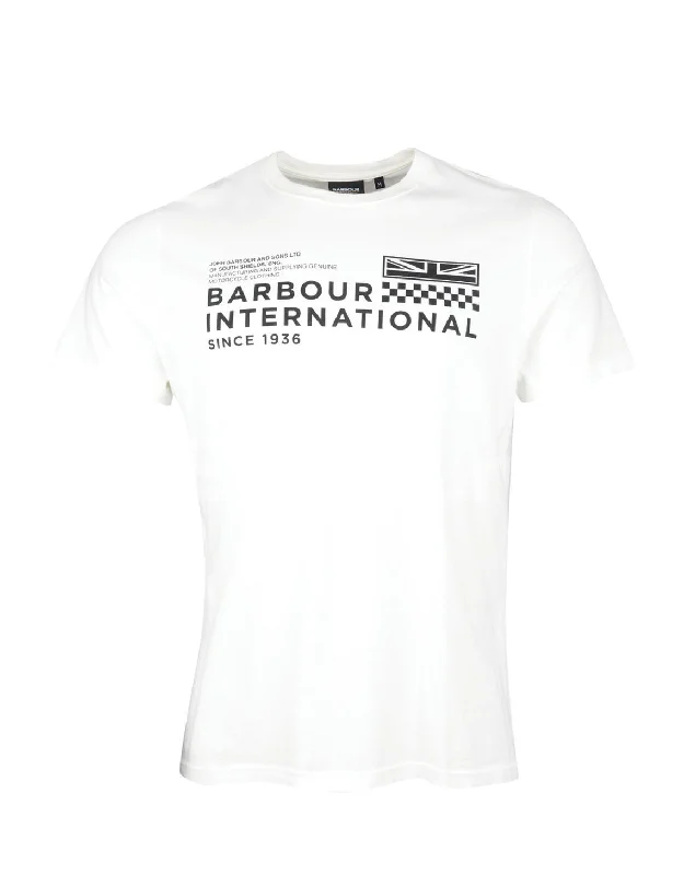 Barbour International Level Tee Whisper Confident Men's High Confident Men's High