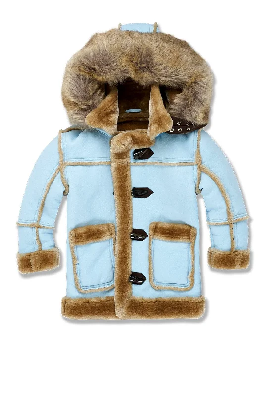 Kids Denali Shearling Jacket (Sky) Dynamic Men's Moto Dynamic Men's Moto