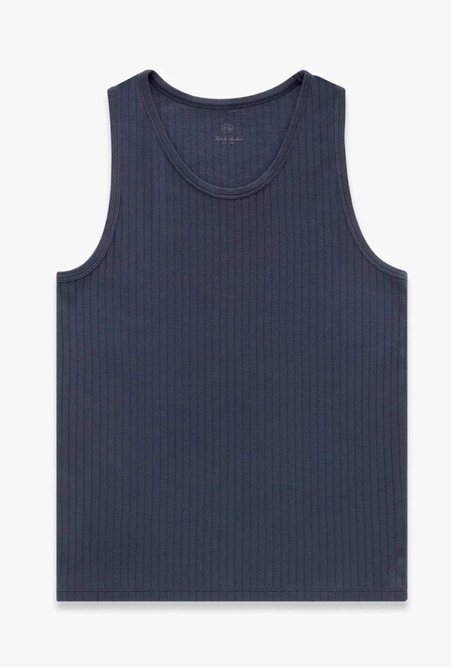 Knickerbocker - Ladder Rib Tank Navy Casual Men's Loose Casual Men's Loose