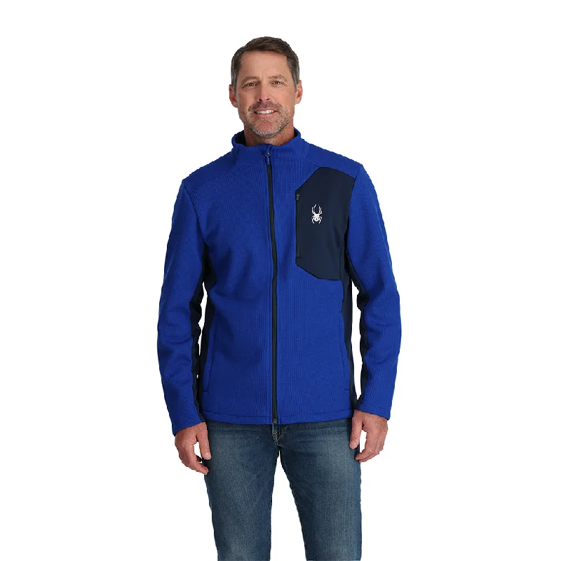 Mens Bandit Full Zip - Electric Blue Refined Men's Velvet Refined Men's Velvet