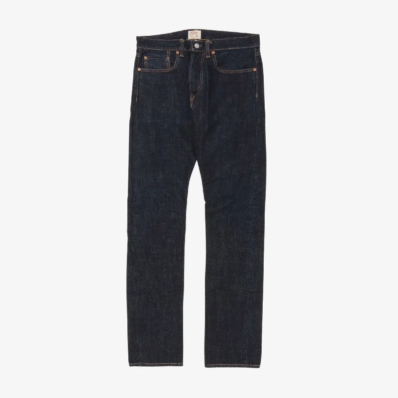 Slim Fit Japanese Selvedge Denim Masculine Men's  Masculine Men's 