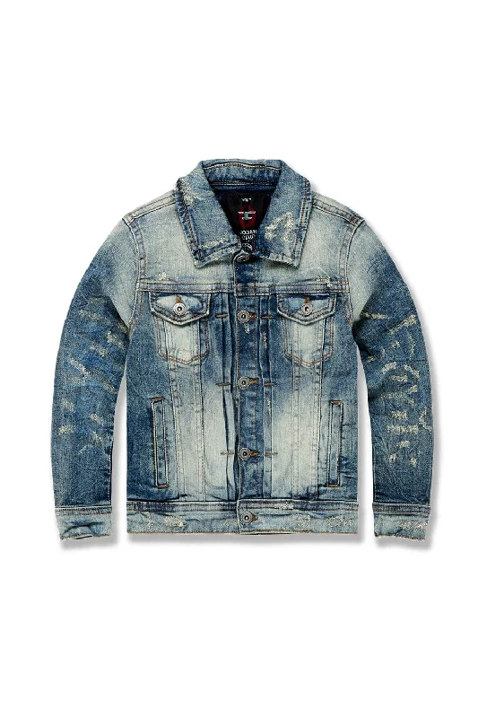 Kids Hamilton Denim Trucker Jacket (Lager) Traditional Men's Country Traditional Men's Country