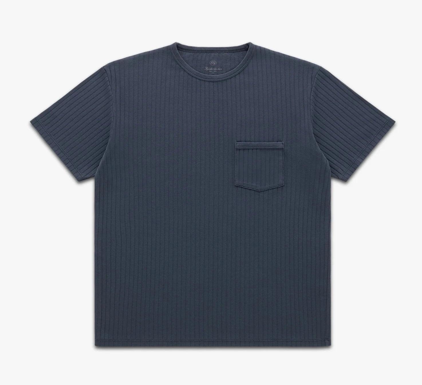 Knickerbocker - Ladder Rib Tee Navy Polished Men's Silk Polished Men's Silk