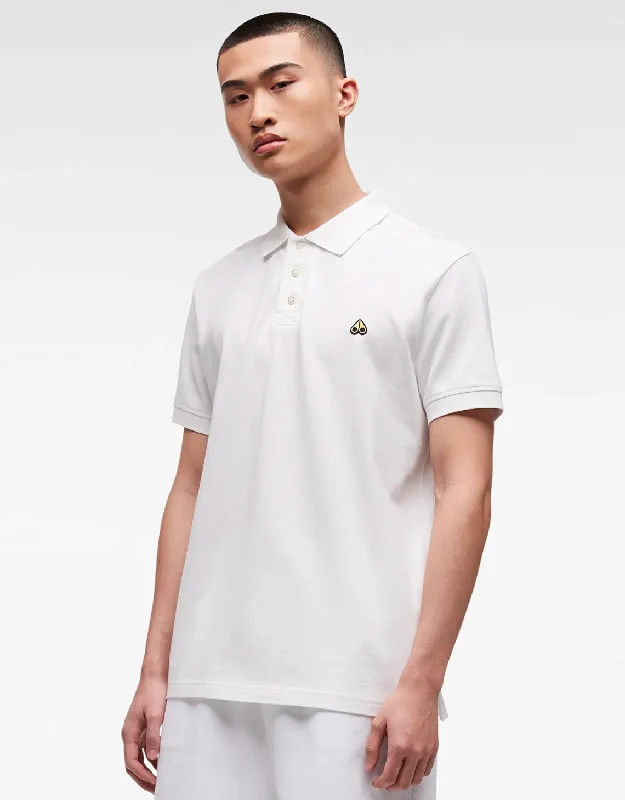 PIQUE POLO WHITE Earthy Men's Sustainable  Earthy Men's Sustainable 