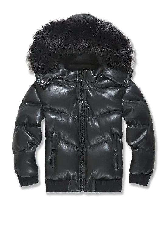 Kids Thriller Puffer Jacket (Black) Confident Men's High Confident Men's High