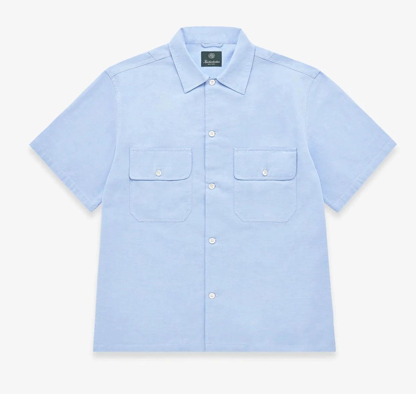 Knickerbocker - Service Chambray Shirt - Light Blue Laid Laid