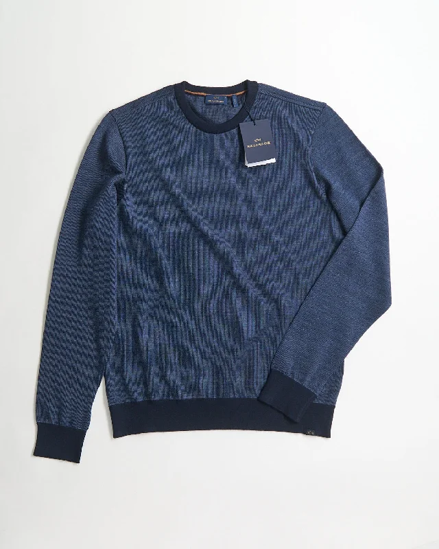 Wool Crewneck With Shark Label Traditional Men's Wool Traditional Men's Wool