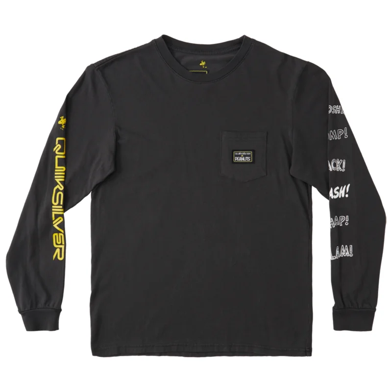 Peanuts x Quiksilver Expression Session L/S Tee Stylish Men's Tropical  Stylish Men's Tropical 