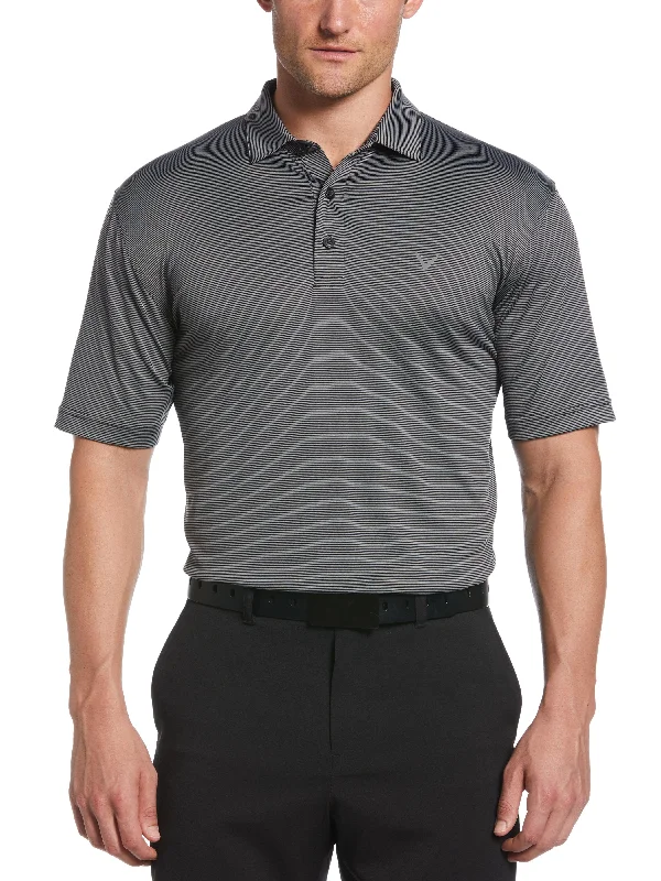 Men's Fine Line Stripe Golf Polo Bohemian Men's Free Bohemian Men's Free