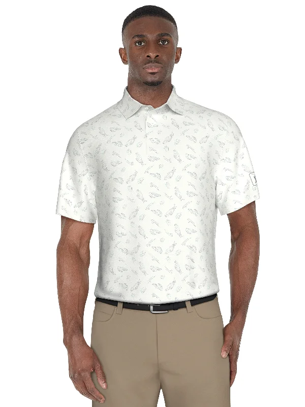 Men's Solarized Golf Print Golf Polo Sporty Men's Tennis Sporty Men's Tennis