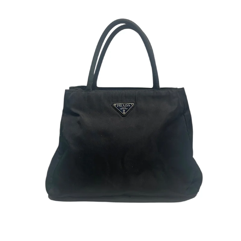 PRADA/Tote Bag/Nylon/BLK/nylon small tote Bold Men's Statement