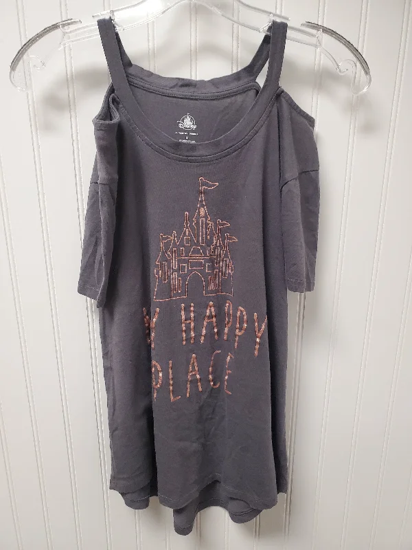 Top Short Sleeve Basic By Disney Store  Size: M Monochromatic All