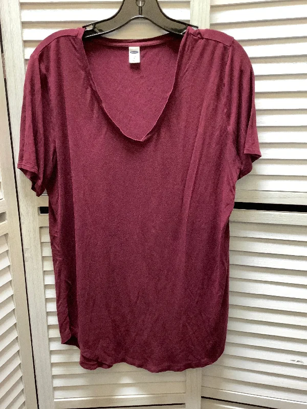 Top Short Sleeve Basic By Old Navy  Size: M Elegant Men's Formal 