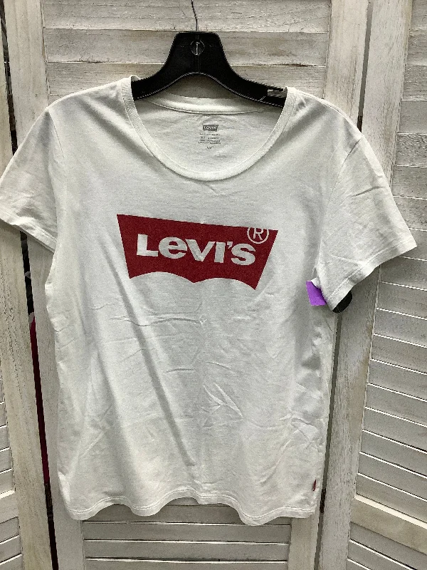 Top Short Sleeve Basic By Levis  Size: L Unique Men's Upcycled