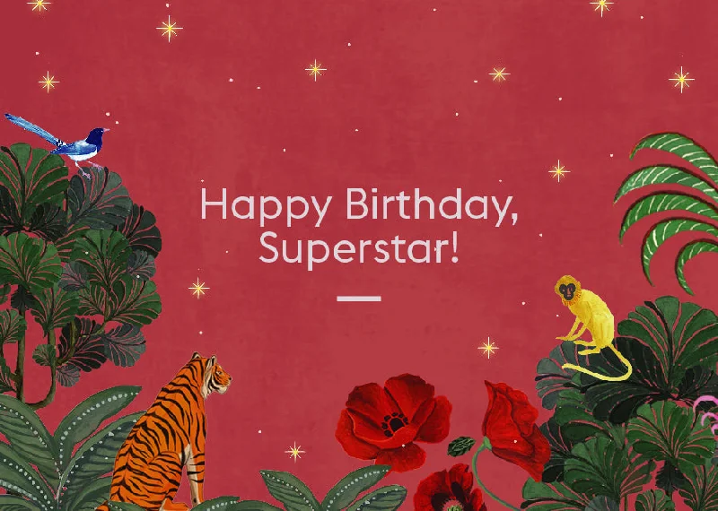 Happy Birthday Superstar Unique Men's Upcycled