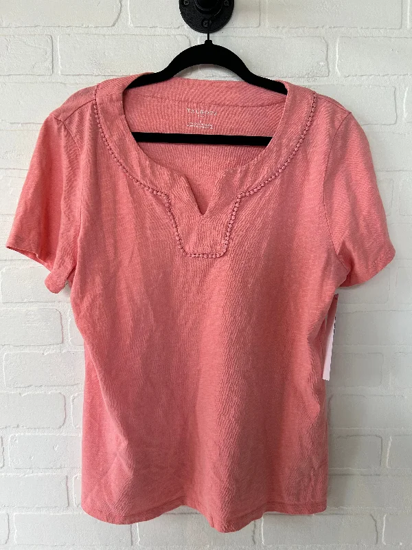 Top Short Sleeve By Talbots  Size: L Masculine Men's 