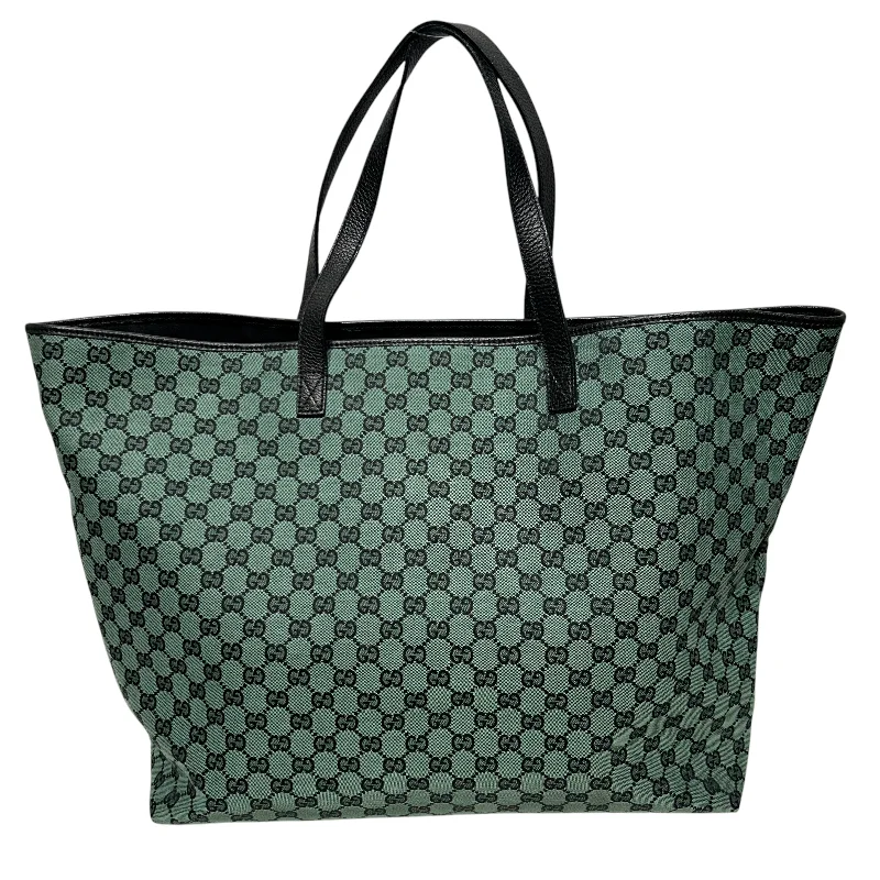 GUCCI/Tote Bag/Monogram/Cotton/GRN/gg canvas Sharp Men's Italian