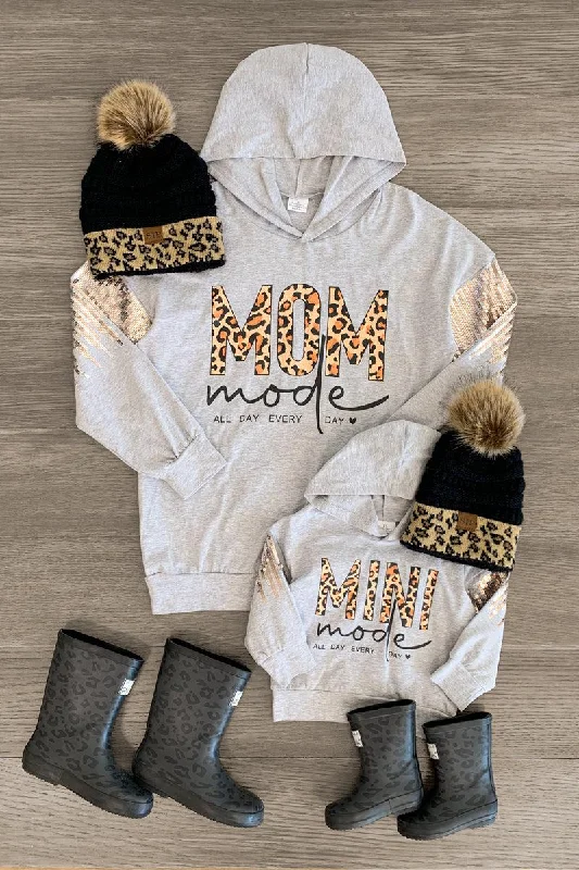 Mom & Me - "Mom & Mini Mode" Sequin Hoodie Adventure