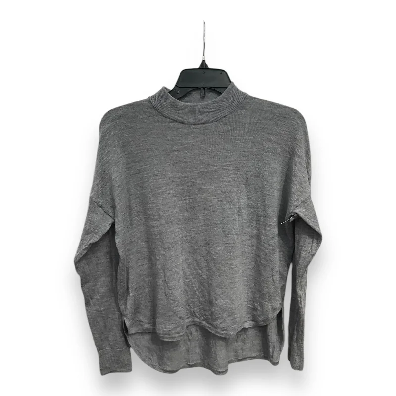 Top Long Sleeve Basic By Madewell In Grey, Size: S Refined Men's Velvet