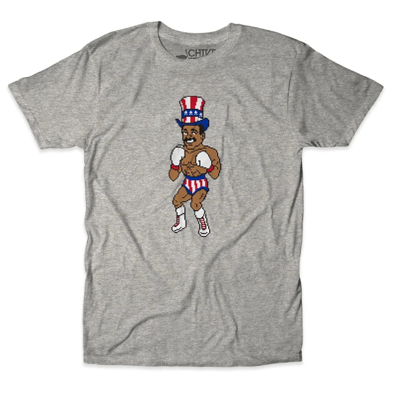 Apollo Creed USA Tee Trendy Men's Scandinavian Trendy Men's Scandinavian