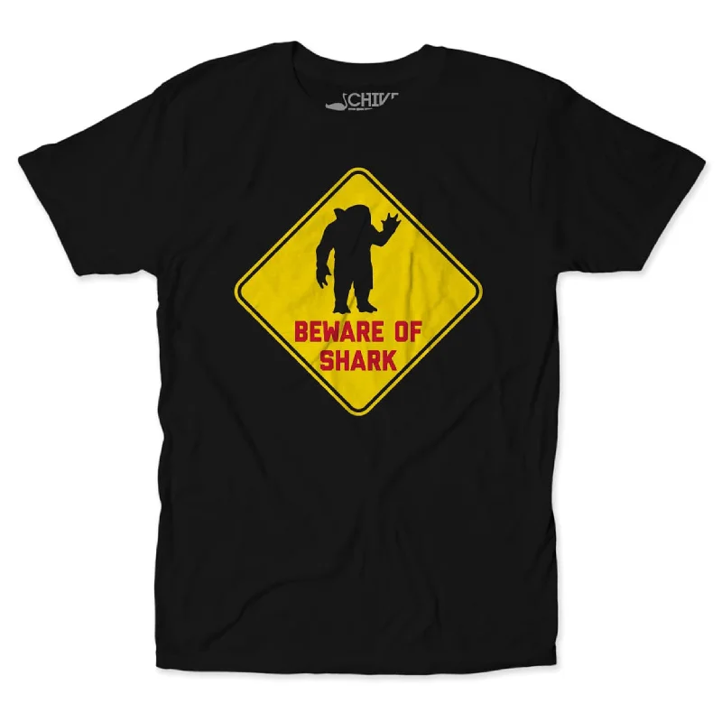 Beware Of Shark Tee Luxurious Men's High Luxurious Men's High