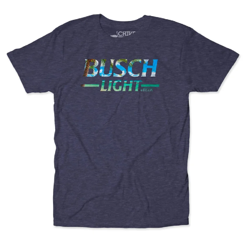 Busch Tropical Views Tee Preppy Men's College Preppy Men's College