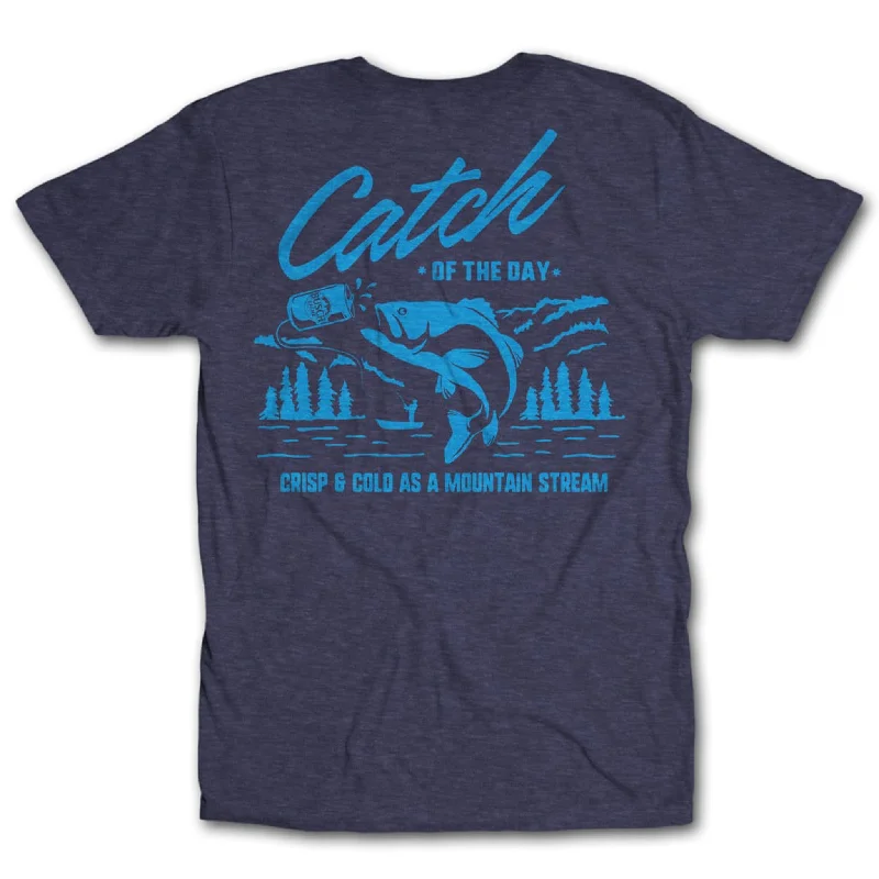 Busch White Catch of the Day Tee British Gentleman Style British Gentleman Style