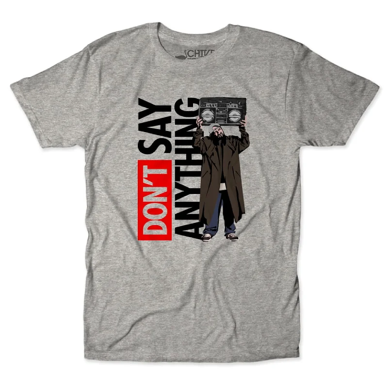 Don't Say Anything Tee Sleek Men's Metallic Sleek Men's Metallic